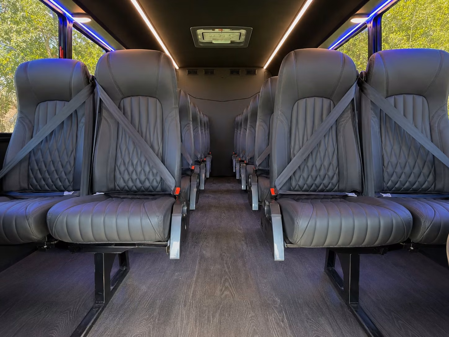 20 passenger minibus inside