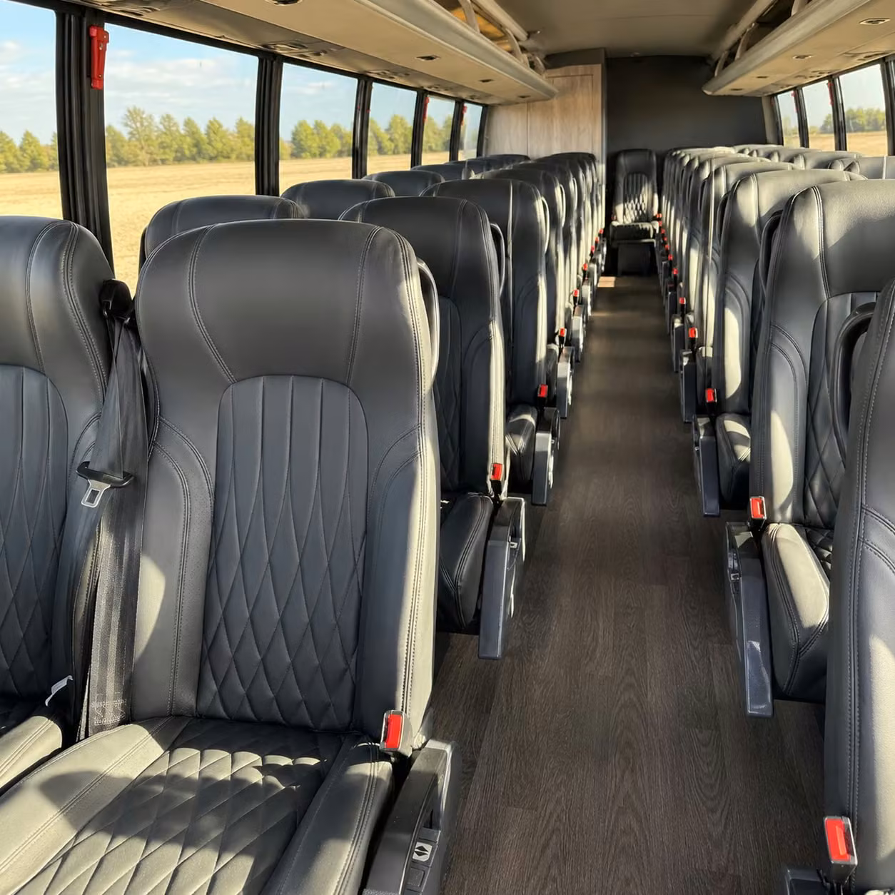 25 passenger minibus inside