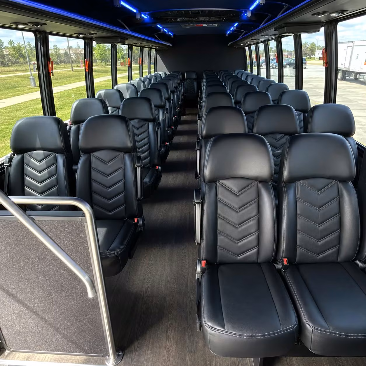 28 passenger minibus inside