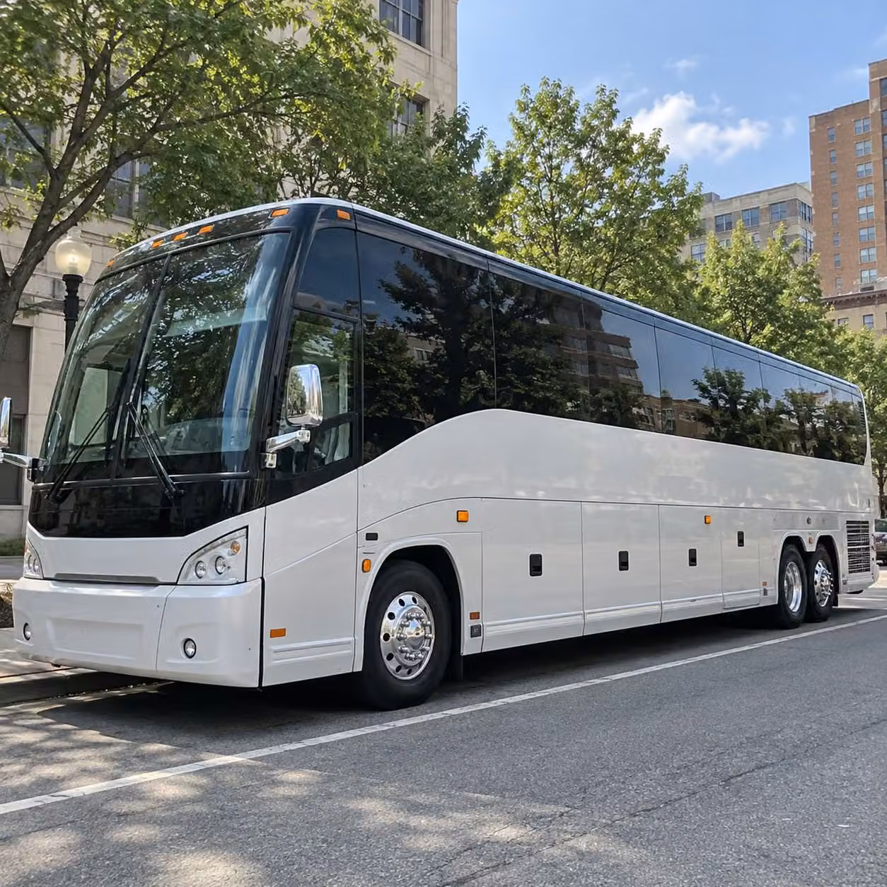charter buses and minibuses for yankees mets and giants game day groups from white plains