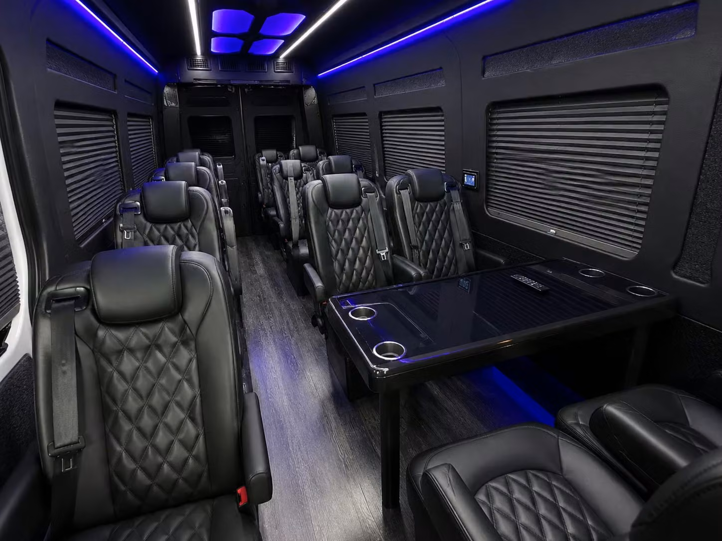 sprinter van with driver inside