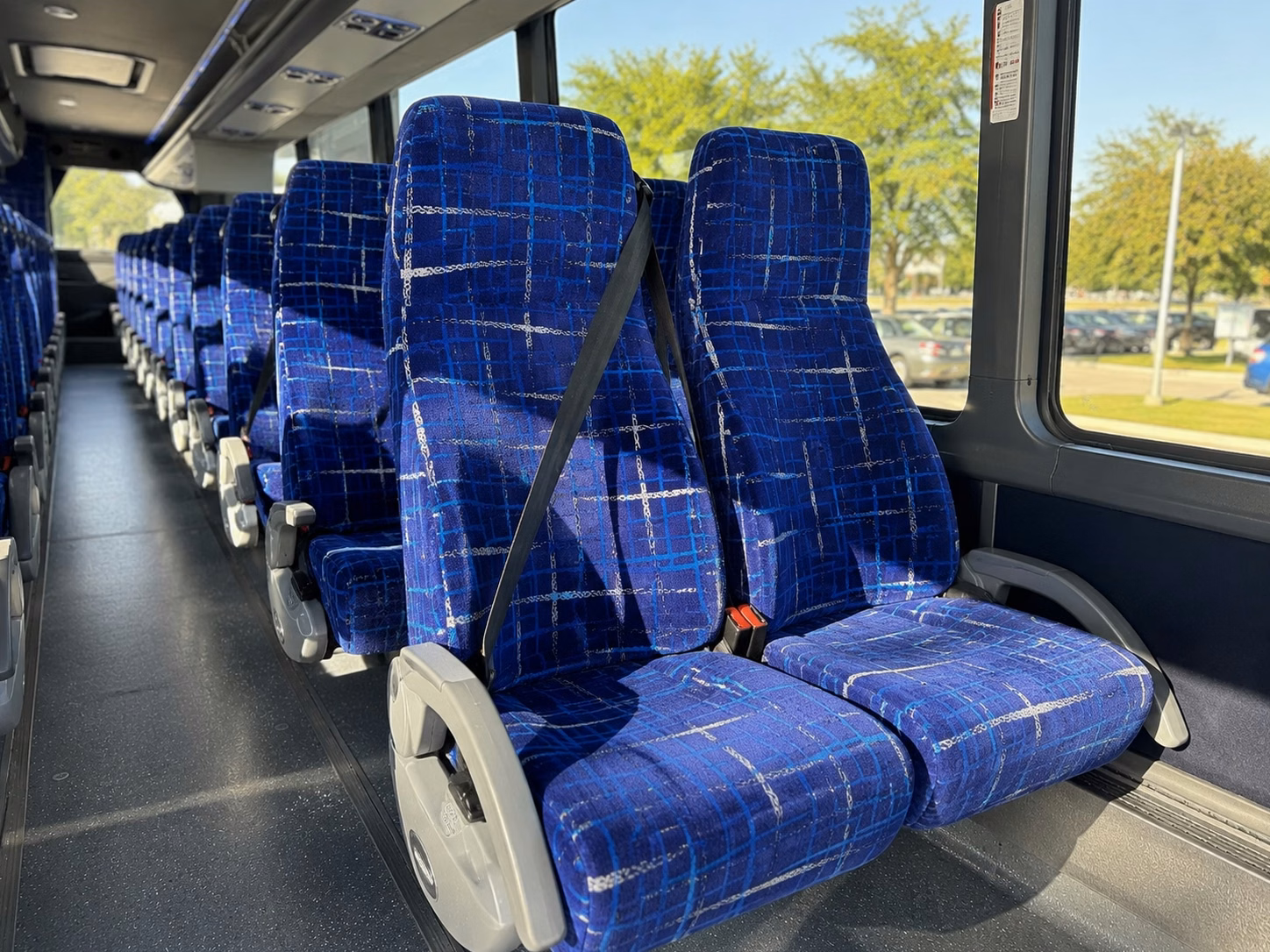 white plains charter bus rental inside
